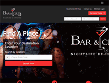 Tablet Screenshot of barandclub.com